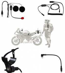 Motorcycle 2-Way Radio Kit