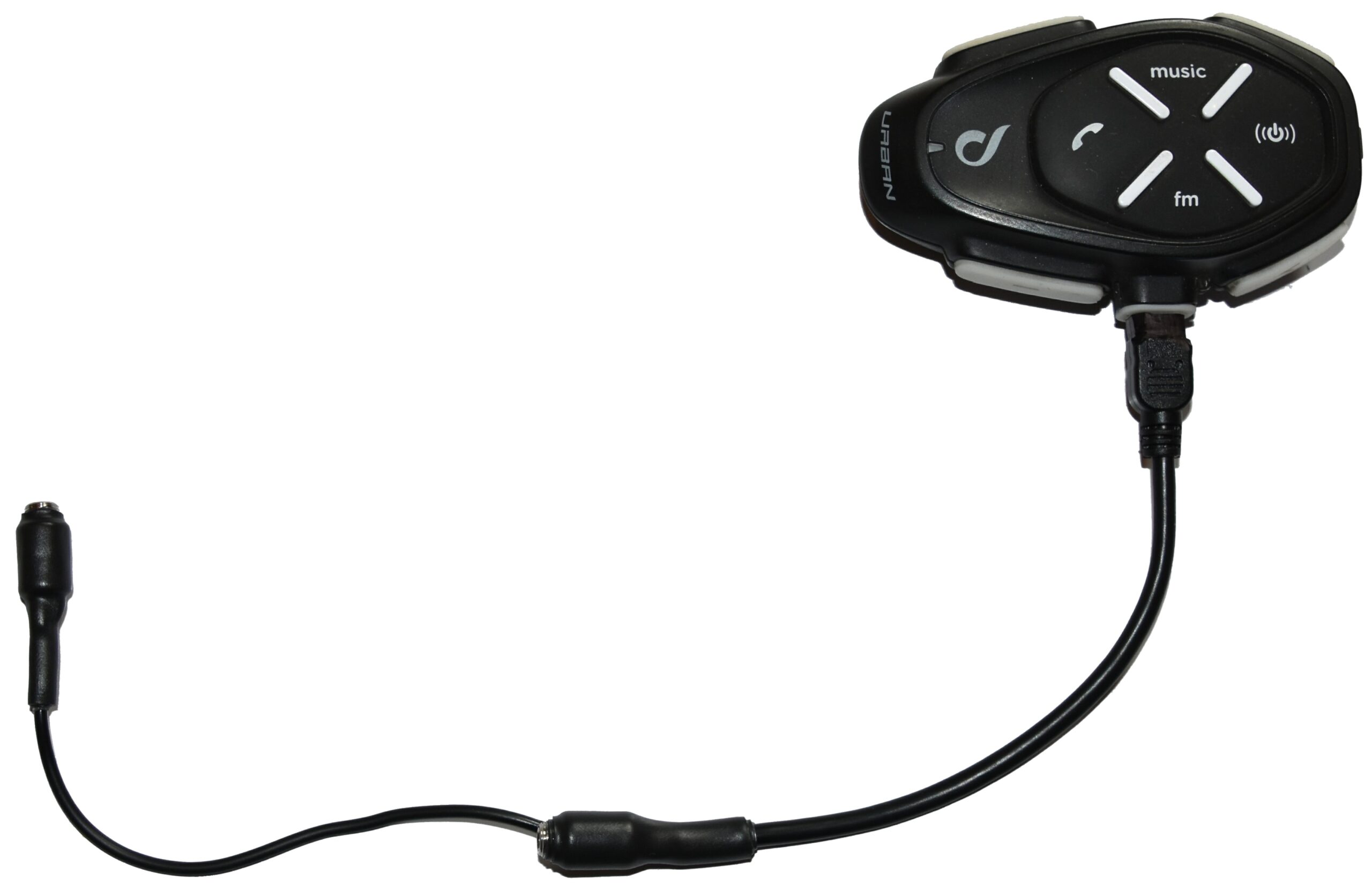Interphone ear bud headphone adapter