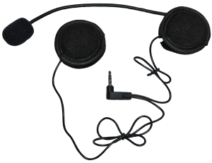 Slide-up 3.5 4-pole Dual speaker headset
